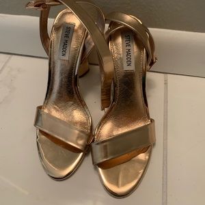 Gold Steve Madden Heels